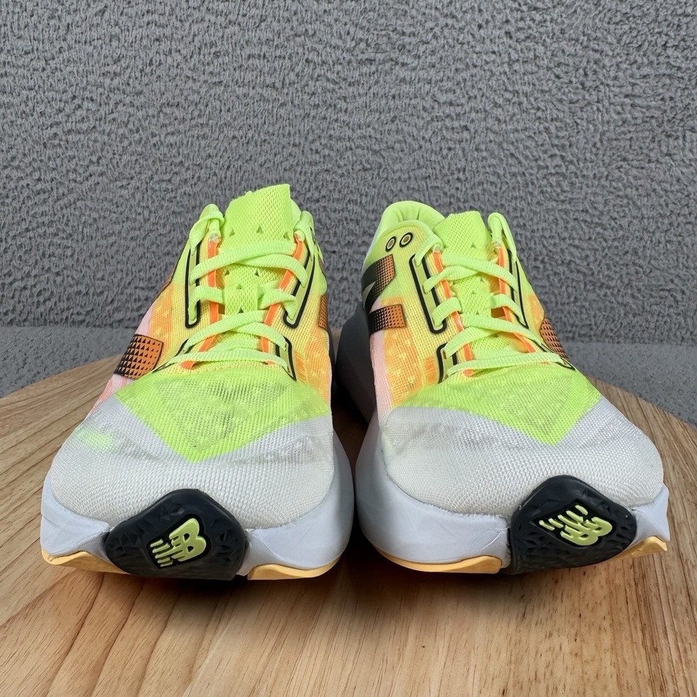 New Balance Fuel Cell Rebel Womens 8.5 Lime Mango Road Running Shoes WFCXLA4 - Picture 2 of 12
